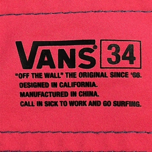 VANS Flamingo 10” Board Shorts Swim Trunks size 34, excellent condition! - Picture 9 of 12